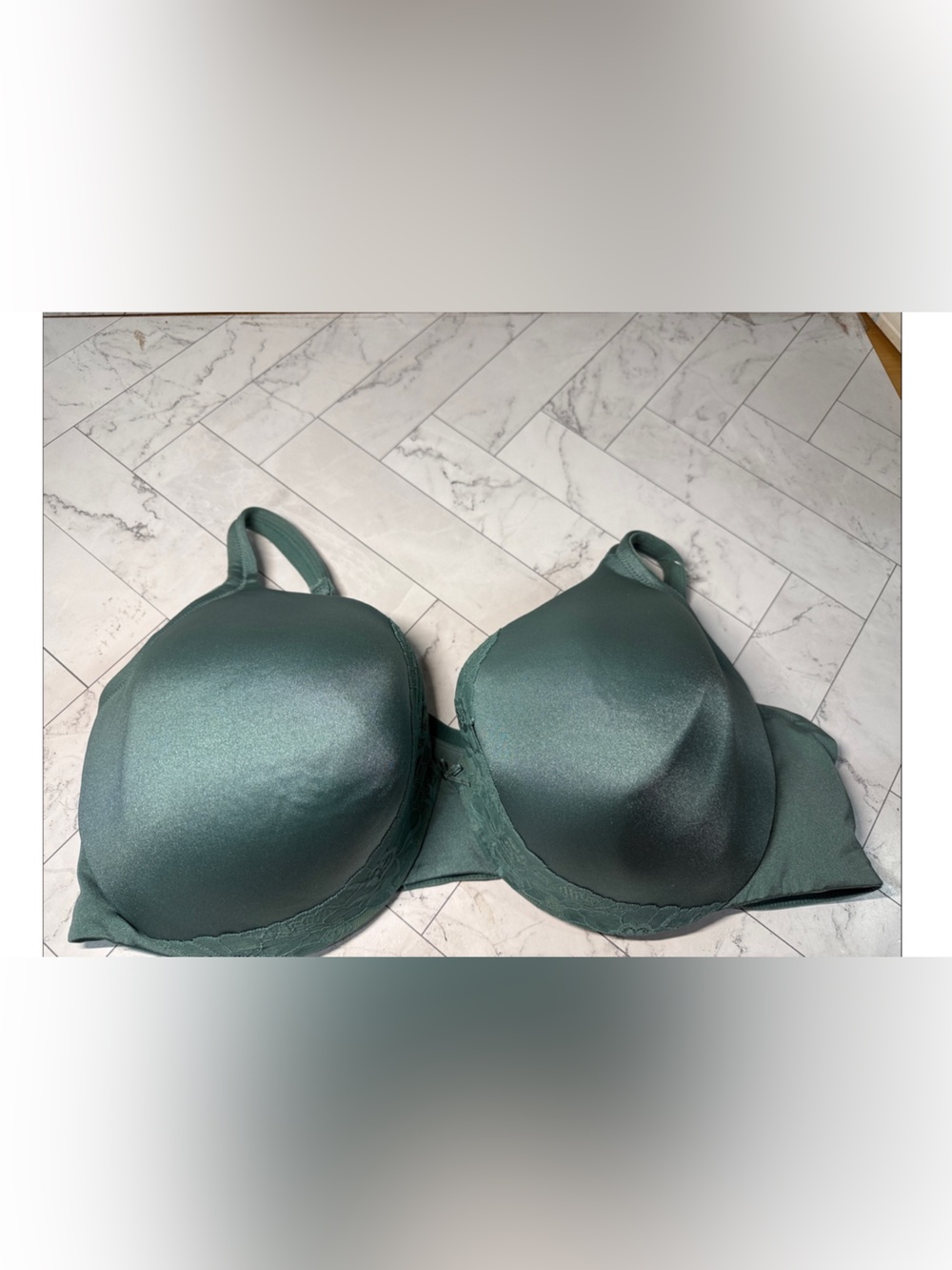 NWT Cacique Womens Bra lightly lined full coverage lace underwire 50DD